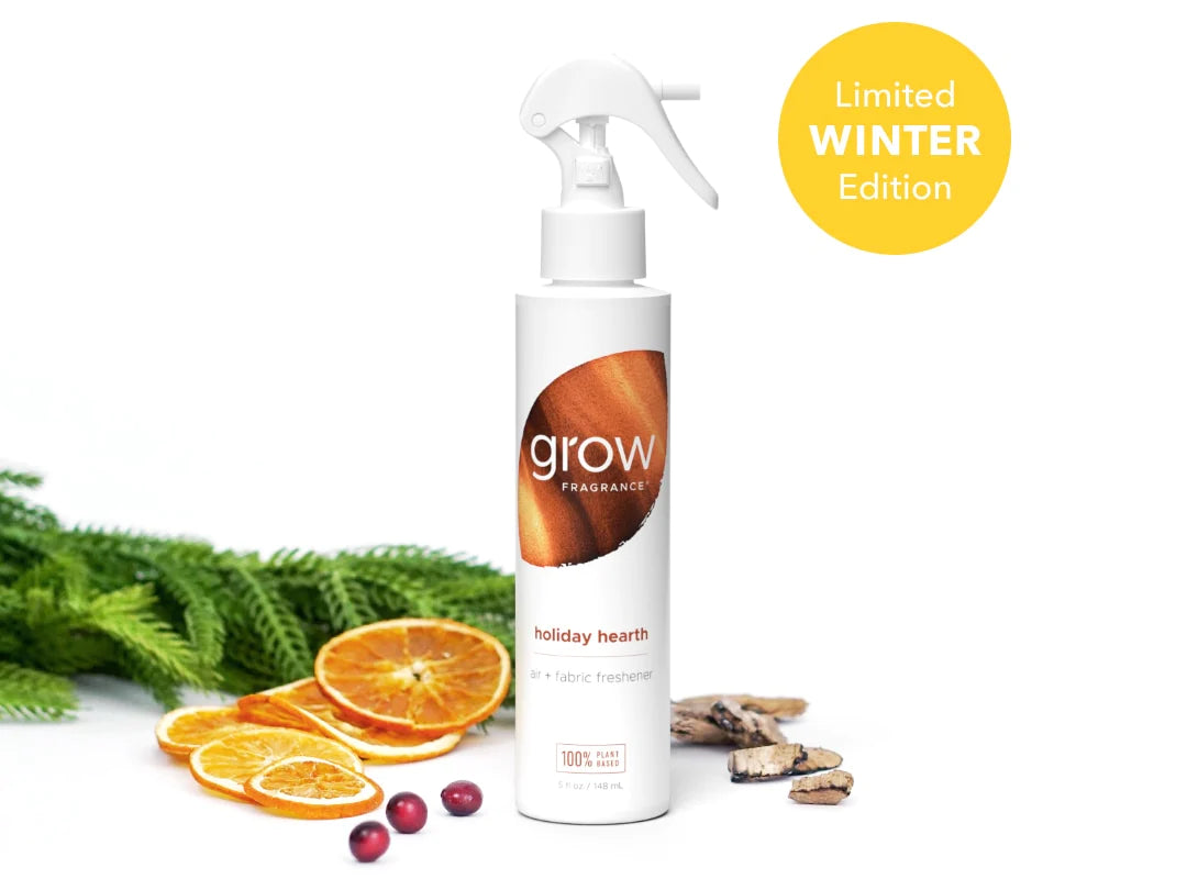 Grow Fragrance Holiday Hearth Air and Fabric Freshener