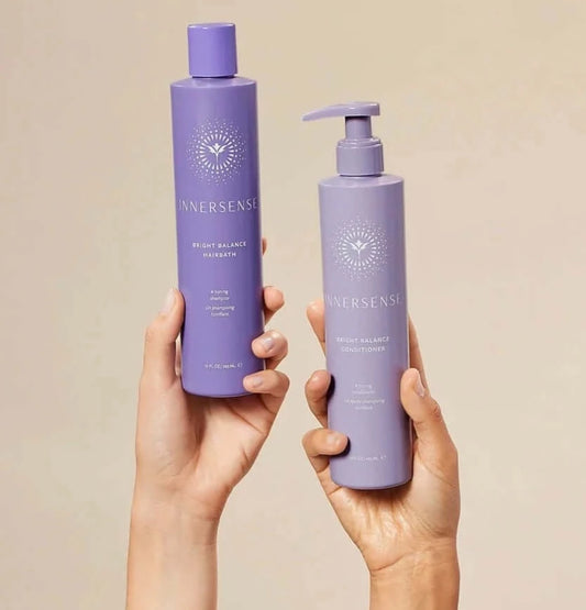 INNERSENSE Organic Beauty - Natural Bright Balance Purple Toning  Conditioner | Non-Toxic, Cruelty-Free Haircare (10 fl oz | 295 ml)